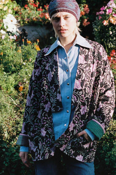 Repurposed Kantha Jacket Lilac 005