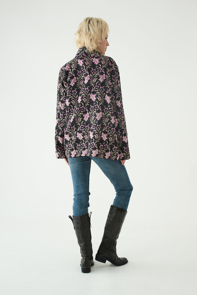 Repurposed Kantha Jacket Lilac 005