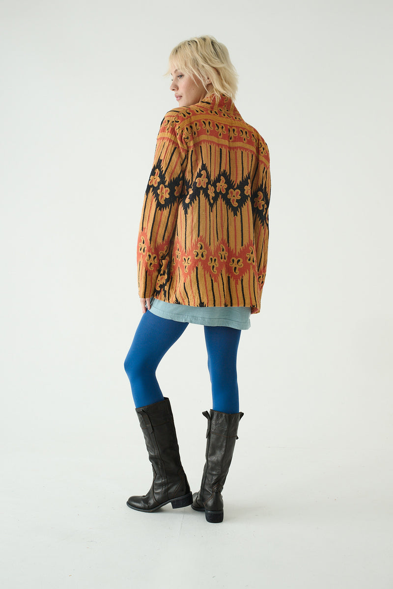 Repurposed Kantha Jacket Orange 006