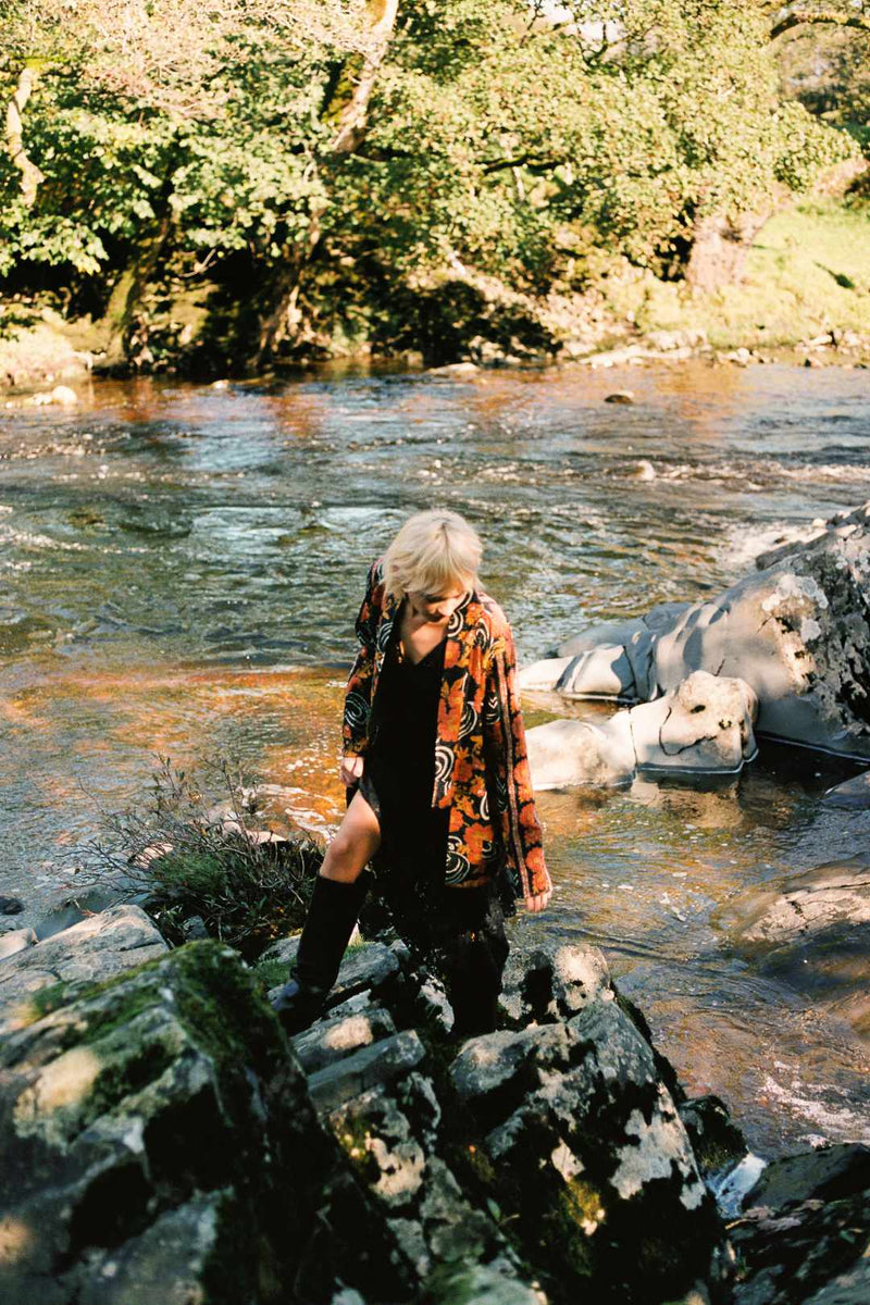 Repurposed Kantha Jacket Orange 007