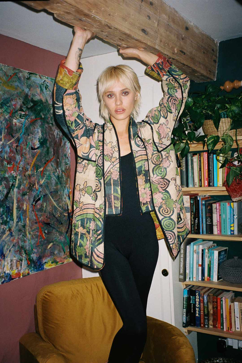 Repurposed Kantha Jacket Multicolour 008