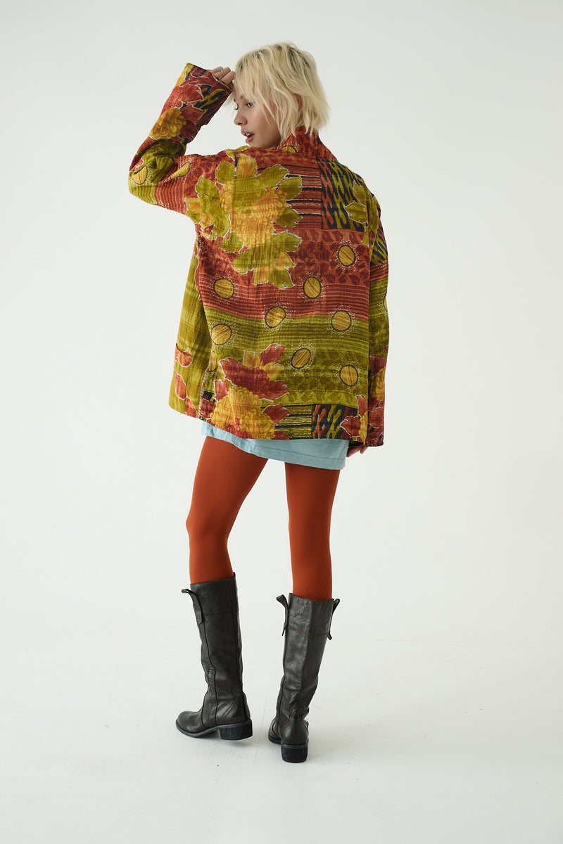 Repurposed Kantha Jacket Multicolour 008