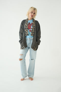 Repurposed Kantha Jacket Blue 013