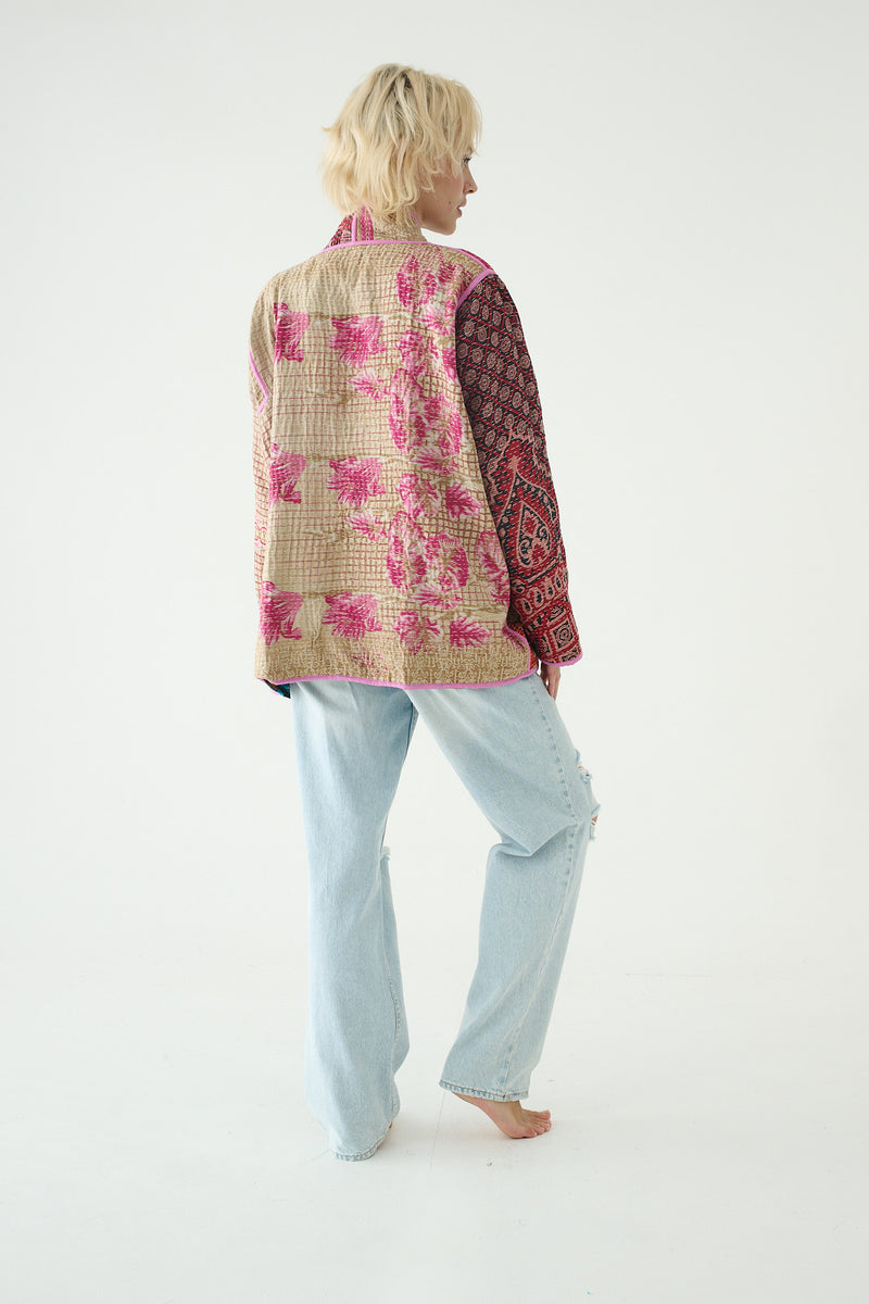 Repurposed Kantha Jacket Blue 021