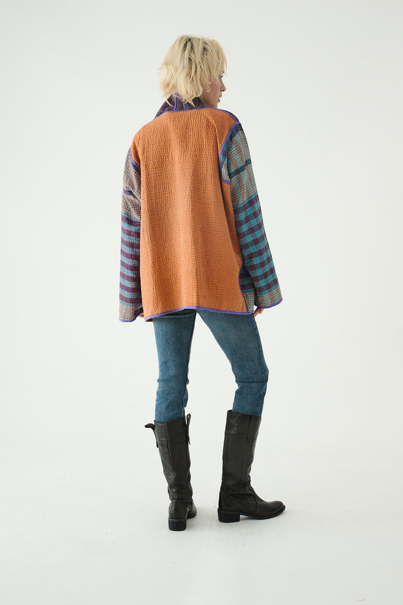 Repurposed Kantha Jacket Multicolour 022