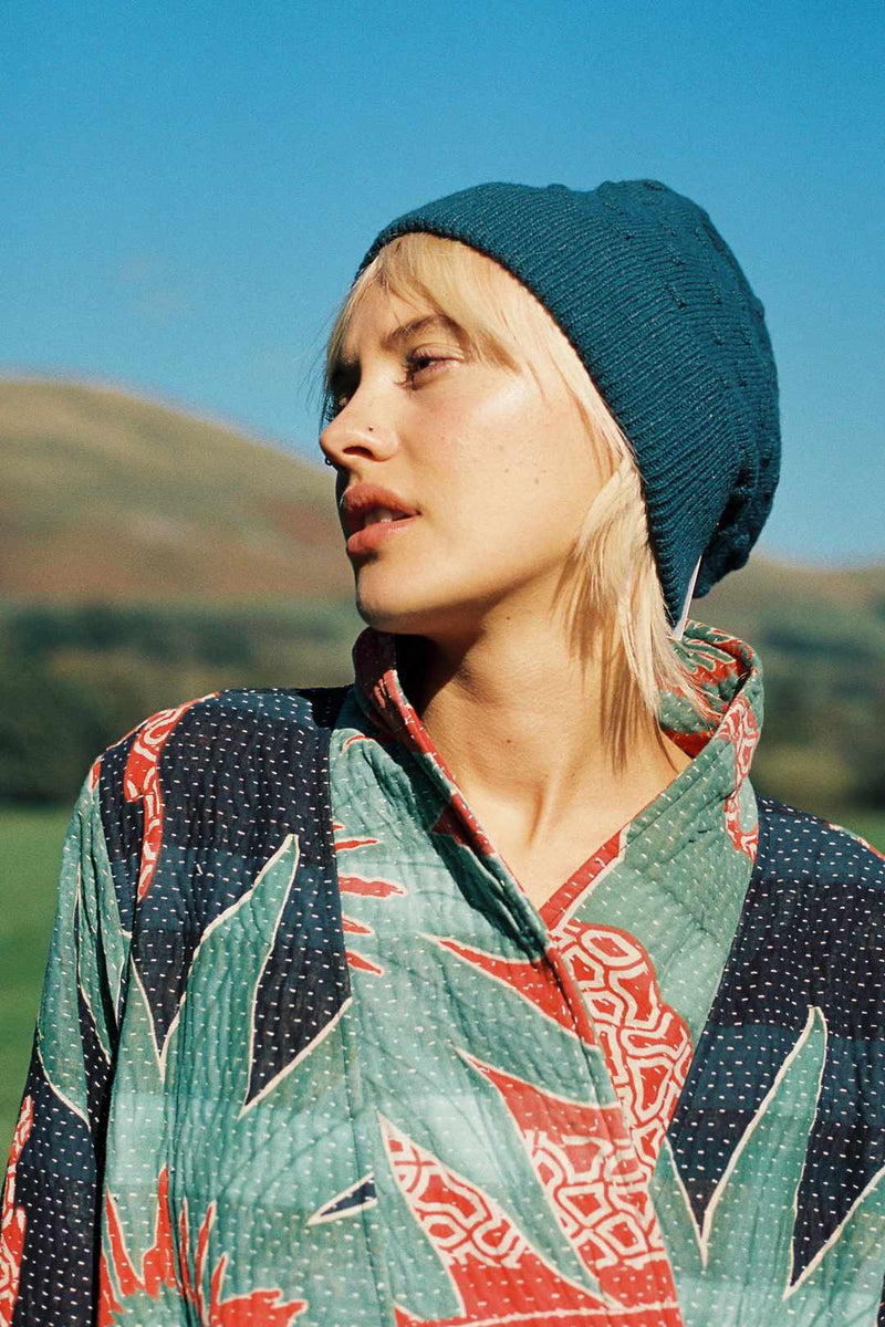 Wool Beanie Soft Teal