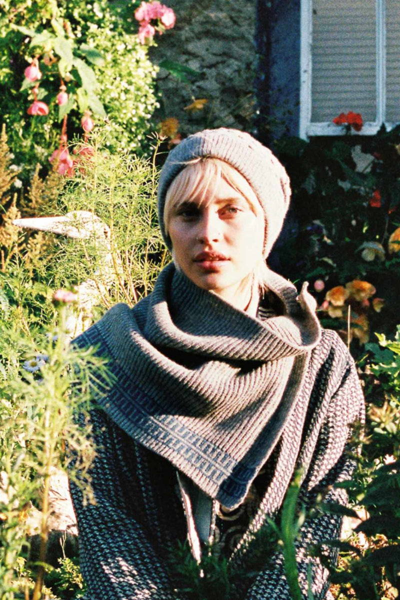 Wool Snood Light Grey