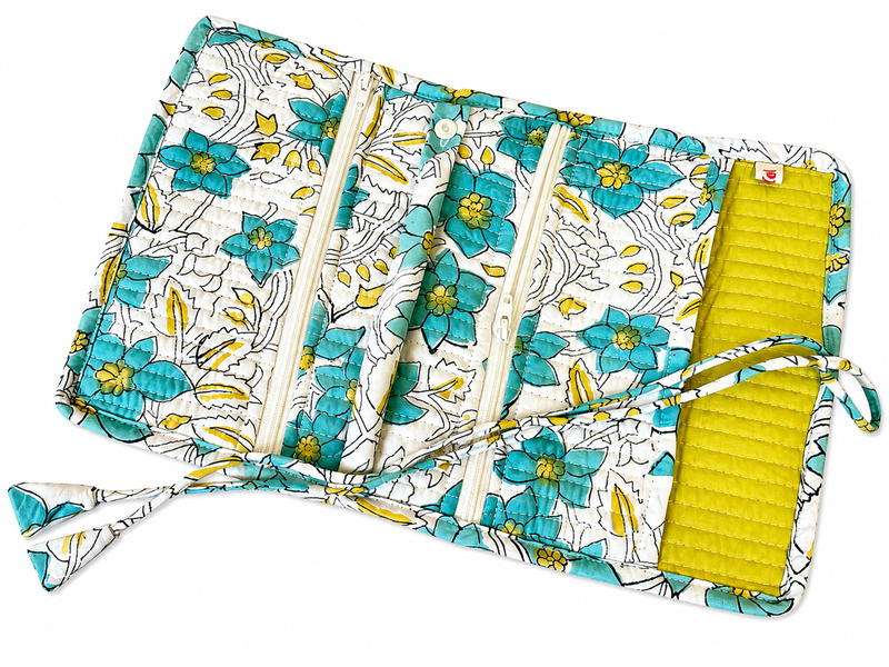Jewellery Roll - Desert Bloom 01 - Mint