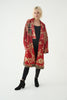 Repurposed Quilted Kantha Coat Red 003