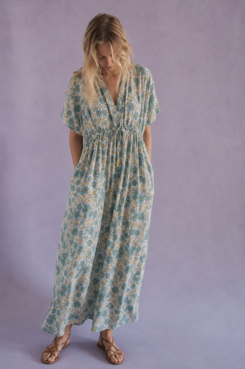 Everyday Kaftan - Mint - Desert Bloom - 01