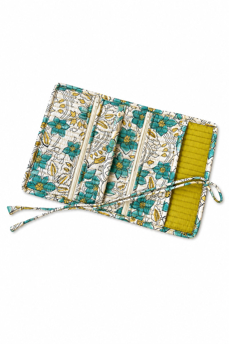 Jewellery Roll - Desert Bloom 01 - Mint
